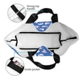 thumbnail image 4 of Balery Cute Shark Bolsa Tote Estilo Estético con Cremalleras, Bolsa de Hombro, Bolsa de Compras Grande y Plegable, 4 of 8