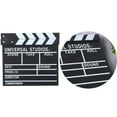 thumbnail image 3 of Director Video Scene Clapperboard TV Movie Clapper Board Film Slate Photography Prop Black White, 3 of 9