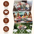 thumbnail image 6 of 4th of July Round Tablecloth 55-60 Inch Round Fitted Table Cloth with Elastic Edge, Red Floral Blue Botanical Independence Day Waterproof Table Cover Protector for Outdoor Picnic Party Dining, 6 of 6