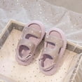 thumbnail image 5 of NOKIO Kids' Summer Shoes Girls' Platform Sandals Girls' Glitter Sandals Summer New Soft Lightweight Breathable Shiny Water Diamond Children's Daily Fashion Versatile Beach Sandals, 5 of 7