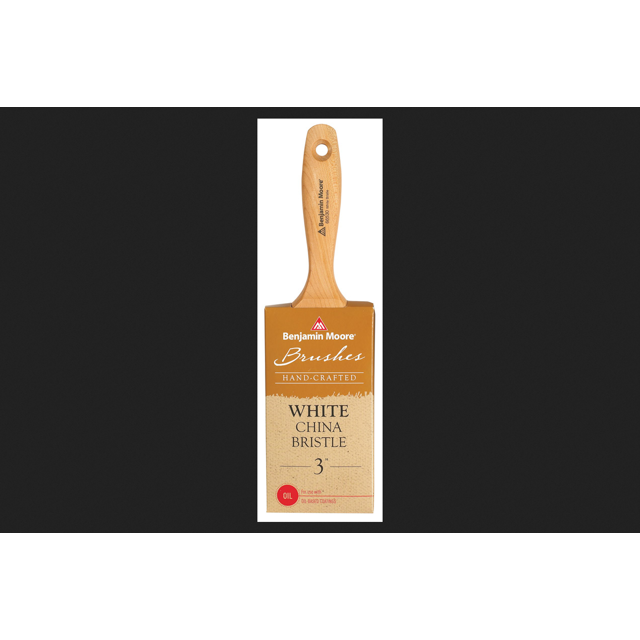 Benjamin Moore 3 in. W Flat White China Bristle Paint Brush