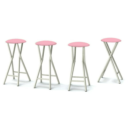 Best of Times Padded Solid Outdoor Backless Bar Stools - Set of (Best Gold Bar Company)