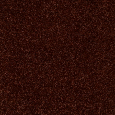 Home Queen Solid Color Chocolate 9' Square - Area Rug