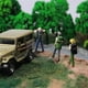 thumbnail image 4 of Resin 1:64 Scale Figure Diorama Street Hiker Character Figurine Backpacker Suit Miniature Puppet San, 4 of 5
