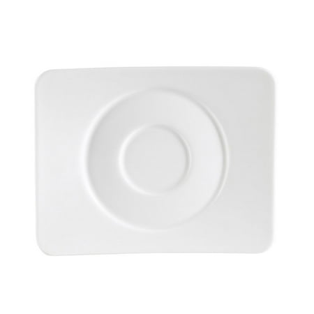 

Modern Saucer For MDN-1 5 3/4 W X 4 1/2 L X 1/2 H Porcelain Bone White 36 packs