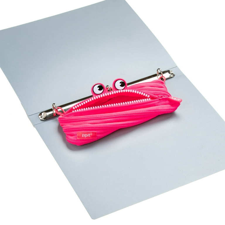 zipit Wildling savage monster pencil case/line pink - Shop zipit Pencil  Cases - Pinkoi