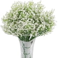 thumbnail image 1 of Real Touch Artificial Gypsophila 12Pc Flor de seda blanca para boda, fiesta, novia, decoración de oficina oso de fresa Juguete, 1 of 6