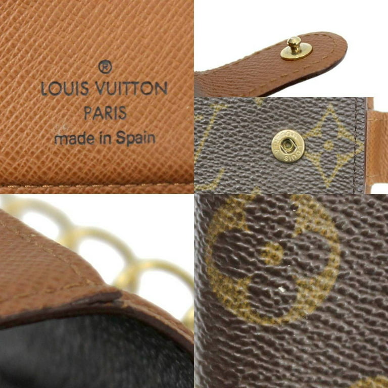 Authenticated Used Louis Vuitton Notebook Cover Agenda Monogram