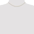 thumbnail image 3 of Auriga Fine Jewelry 14K Yellow Gold 1.2mm Beaded Chain Necklace 14inch for Women, 3 of 6