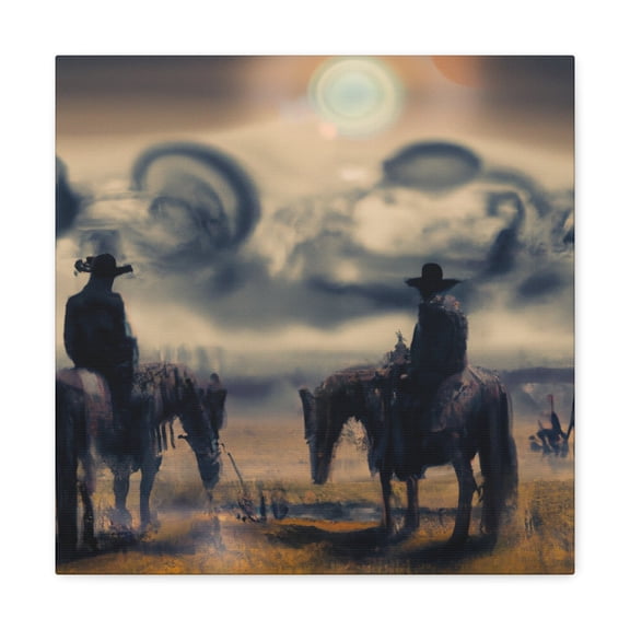 "Grazing Horse Steamworks" - Canvas