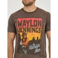 thumbnail image 3 of Wrangler Waylon Jennings Graphic Brown - Mens Tee  - 112361068, 3 of 4