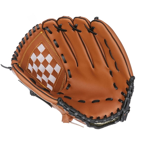 Naiovety Guante de béisbol Deportes al aire libre Béisbol Softbol Práctica Guante de entrenamiento Equipo deportivo 10.5 / 11.5 / 12.5 Pulgadas Béisbol marrón 11.5 pulgadas Naiovety OD000036-03B