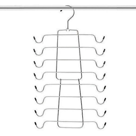 ReedCATops Hanger Metal Folding Space Saving Hanger Closet Organizer for Tank Tops, Cami, Bras, Bathing Suits, Belts, Ties?2 Pack?