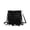 Black, variant on gcong Elegant Finish Messenger Bag With Tassel Small Square Design For Daily Use And Versatile Occasions