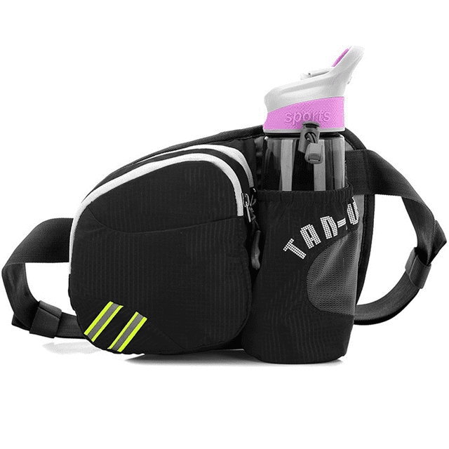 Riñonera de senderismo con soporte para botella de agua para hombres y mujeres corriendo MFZFUKR CPB-US-CJZ599-2