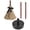 Brown, variant on Halloween Decorations Indoor, Animated Floating Lighted Witch Broom, Floating Witch Broom with Sound/Mute Mode, Dancing Magic Broom for Home Party Decorations, 37.4 Inches