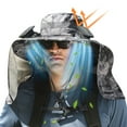 thumbnail image 2 of Up to 65 off!Yyuenw Sun Hat with 2 Solar Fans,UPF 50+ Solar Powered Fans Hat Large Shawl Sun Hat Neck Protector Summer Sun Men's Outdoor Fisherman Hat Big Wind Solar Rechargeable Fan, 2 of 5