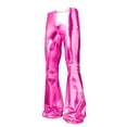 thumbnail image 5 of PIMSSY Men Pants Slim Glossy Straight Lit Casual Trousers Everyday Modern Fit Breathable Comfort Male Comfort Solid Color Slacks, 5 of 7