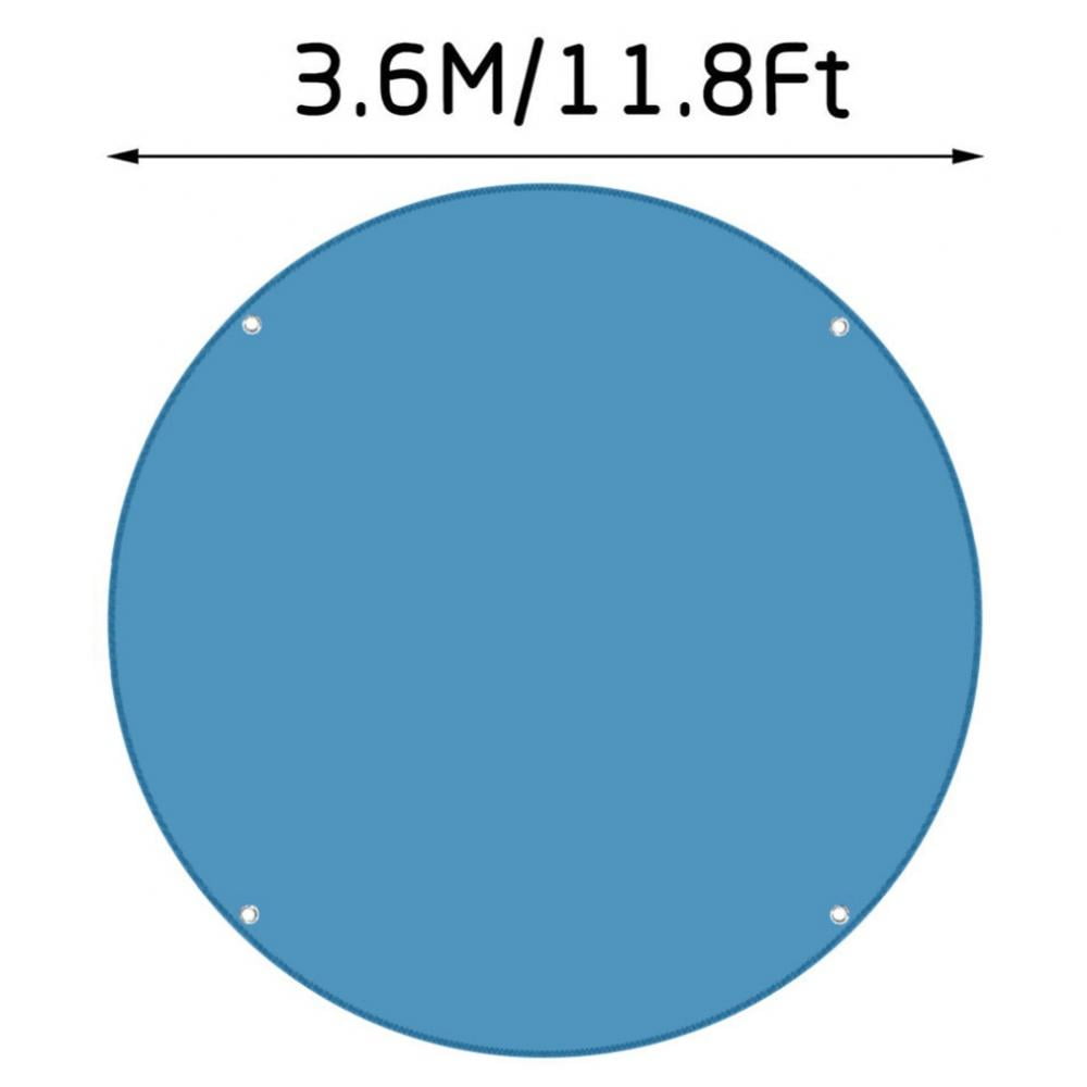 11.8FT Circular Swimming Pool Cover Solar Pool Cover For The Ground