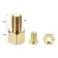 thumbnail image 2 of Uxcell Hexagon Brass Standoff Spacer Male-Female Screw Nut Kit 20 Sets 5mm+6mm, 2 of 5