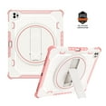 thumbnail image 5 of Dteck Case for iPad Pro 12.9 inch 6th 5th 4th 3rd Gen,Shockproof Rubber Case Heavy Duty Silicone Rugged Kickstand Protective Cover for iPad Pro 12.9" 2022/2021/2020/2018,Pink, 5 of 8