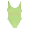 thumbnail image 5 of MKLEKYY Trajes De Baño Mujer 2 Piezas Women Fashion Letter Print Piece Swimsuit Sexy Bikini Swimwear Bathing Sleeveless Backless Swimsuit 2545, 5 of 5