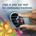 thumbnail image 2 of Febreze Car Air Freshener, Odor-Fighting Car Vent Clip, Gain Island Fresh, 2 Count - 4 Pack, 2 of 9