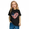 thumbnail image 6 of ZACPNCV Little Boys 4th of July T-Shirt Flag Tees Kids Toddler Short Sleeve Tee Shirts Black 7-8 Years, 6 of 9