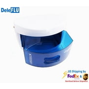 DeleFLU Big UV Light Sterilizer Box UV Light Sanitizer Cabinet Cell Phone UV Sterilizer UV Sanitizer with Ozone Suitable for Clothing, Remote Control, Infant Products