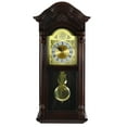 thumbnail image 4 of Bedford Clock Collection 25.5" Antique Mahogany Cherry Oak Chiming Wall Clock with Roman Numerals, 4 of 5
