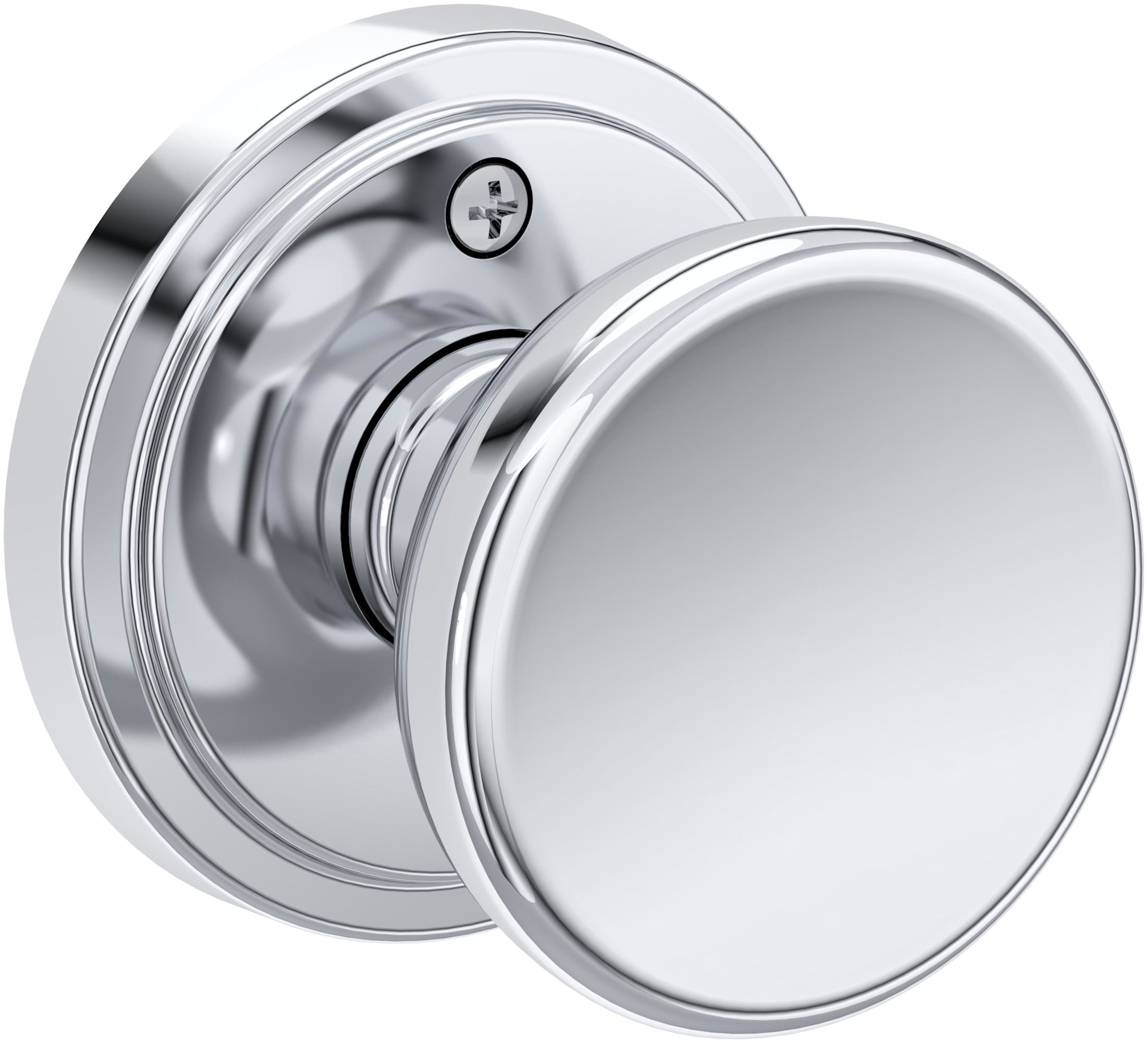 Baldwin PSSOLSRR055 Solvang Passage Door Knob Set - Nickel