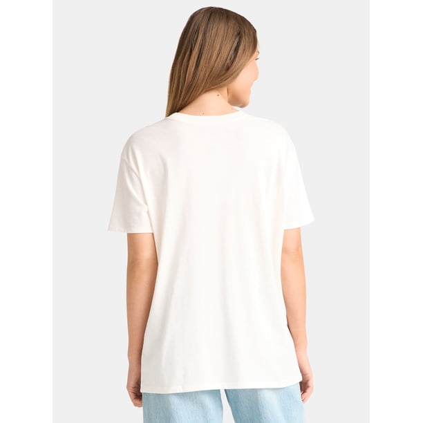 My Melody and Kuromi Women's Graphic Tee with Short Sleeves, Sizes