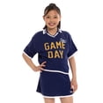 thumbnail image 2 of Stitch Girls Game Day Short Sleeve Sweater, Sizes 4-16, 2 of 8