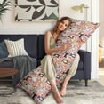 thumbnail image 5 of Artistic Dog Print Body Pillow Cover 20x54 - Full-Length Support Pillowcase - Furry Friend Design, 5 of 7