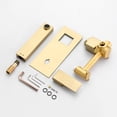 thumbnail image 6 of Single Handle Brushed Gold Wall Mount Bathroom Faucet Includes Brass Valve, 6 of 7