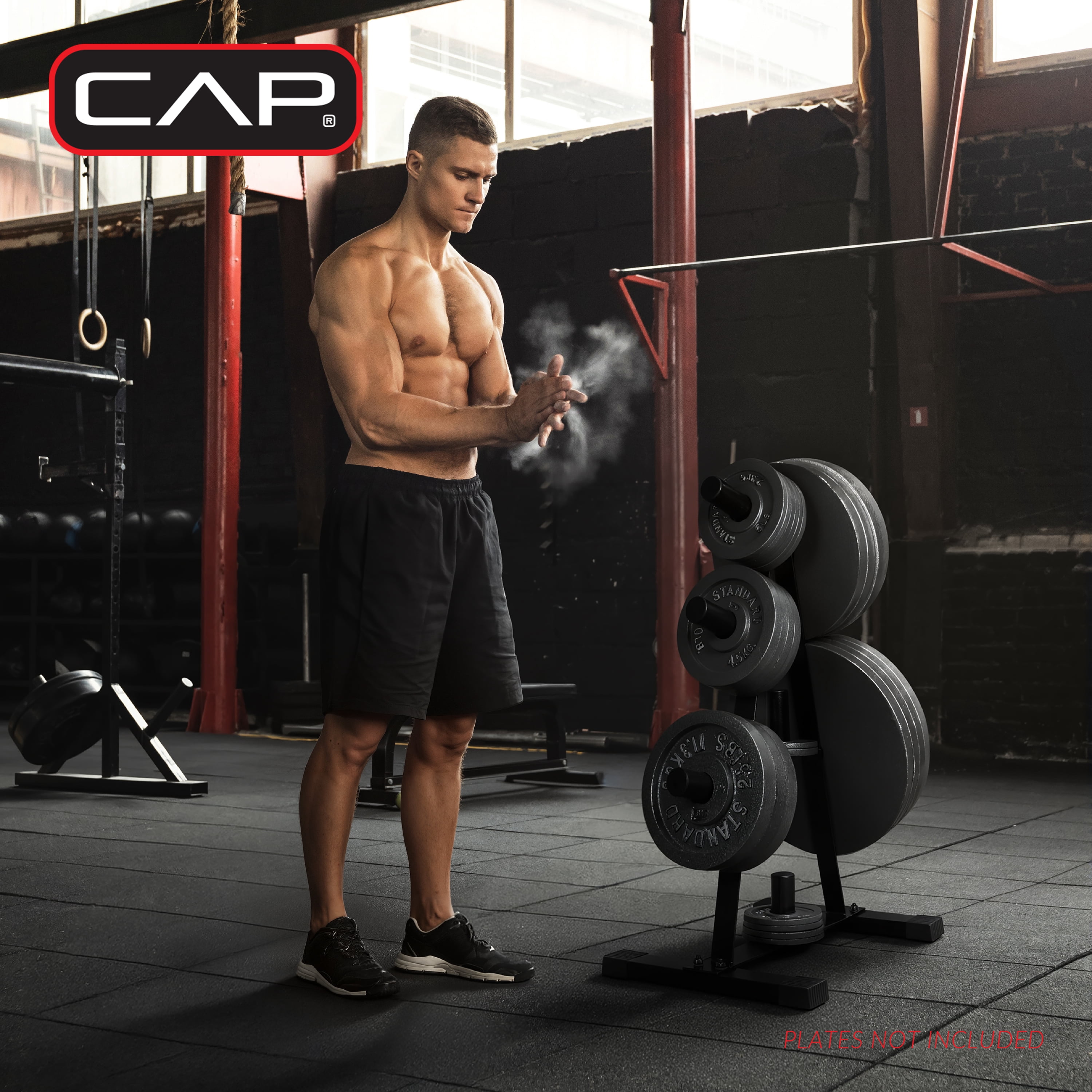 CAP Barbell Olympic Plate Tree Rack