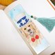 thumbnail image 1 of Cuadros Decorativos Marcapáginas de pintura con diamantes de 2 piezas marcadores con cuentas Ehuebsd hechas a mano con borla 5D para niños y adultos juego de manualidades artísticas artesanales, 1 of 7