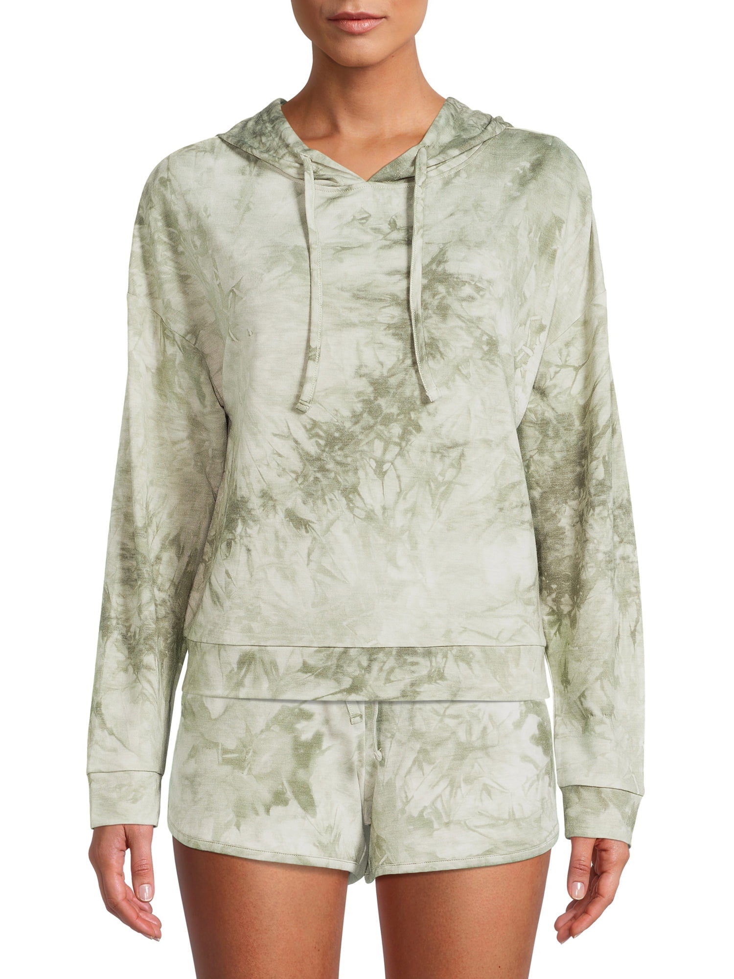 athletic cropped hoodie