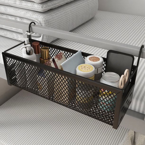 Cesta de almacenamiento para dormitorio, cesta de almacenamiento multiusos para dormitorio de estudiantes, cesta colgante para cabecera de cama, cesta de almacenamiento, cesta de almacenamiento de hie