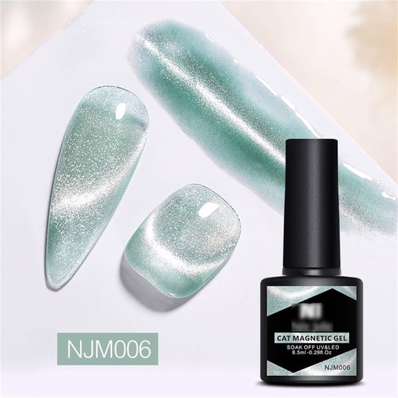 Gel Nail Polish - Reflective Glitter, Shimmery Sparkly Gel, DIY Manicure Kit, Salon Gel Nail Set, Long-Lasting, Winter Holiday Gift for Women Easter, St. Patrick's Day, Makeup Organizers