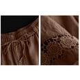 thumbnail image 3 of Linen Shorts For Women，Running Shorts Elastic Waist Shorts Women High Waisted Linen Shorts Women's Board Shorts Gym Shorts Vacation Shorts Comfy Shorts, 3 of 9