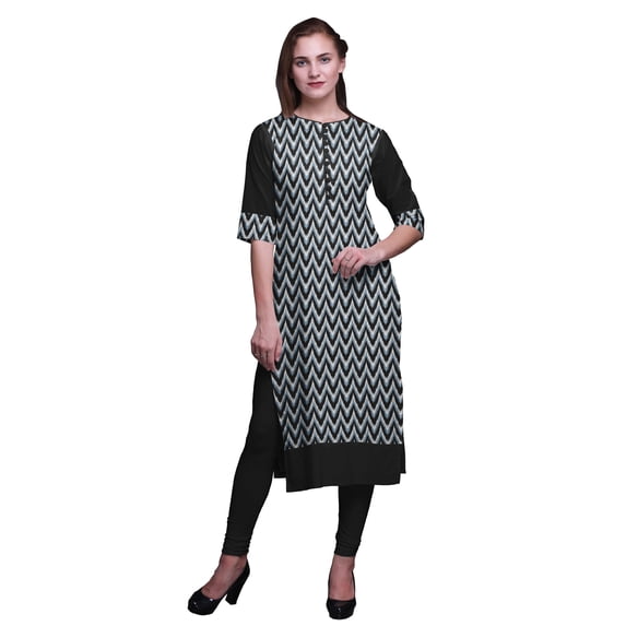 Bimba Straight Tunic Dresses For Women Printed Kurti Summer Kurta