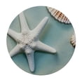 thumbnail image 4 of Round Tablecloth Fitted Table Cloth with Elastic Edge for Round Table, Summer Ocean Round Elastic Table Cover Waterproof Wipeable, 4 of 8