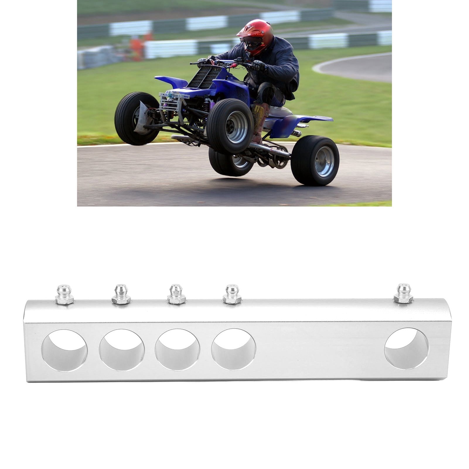 Adjustable Rear Lowering Link For Banshee 350 & Warrior 350 ATV - CNC Aluminum Alloy Replacement Link, 2-4 Inch Drop