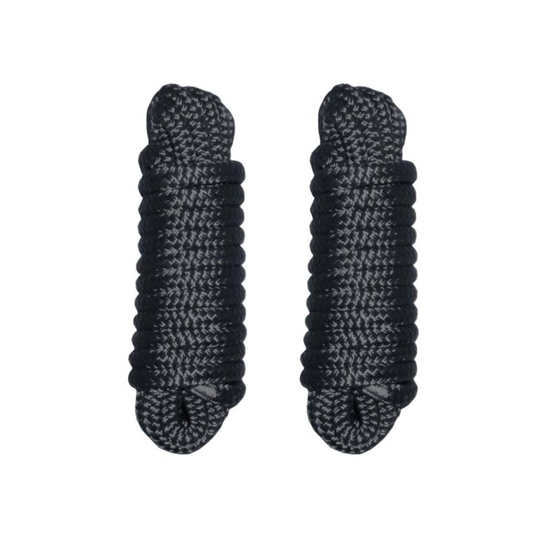 2 PCS 3/8 Inch 15 FT Double Braided 16 Strand Nylon Dock Line