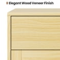 thumbnail image 3 of Entryway 3-Door Shoe Cabinet with Dual Drawers, Extra Deep Storage & Adjustable Shelf – Japandi-Style Light Oak Wooden Shoe Storage for 18–24 Pairs, Modern Organizer, 47-Inch, 3 of 9