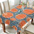 thumbnail image 4 of Dreamtimes Thanksgiving Pumpkin Tablecloth, Waterproof Washable Polyester Square Table Cover, Durable Tablecloth for Kitchen Dining Table Party Decor,54"X 54", 4 of 7