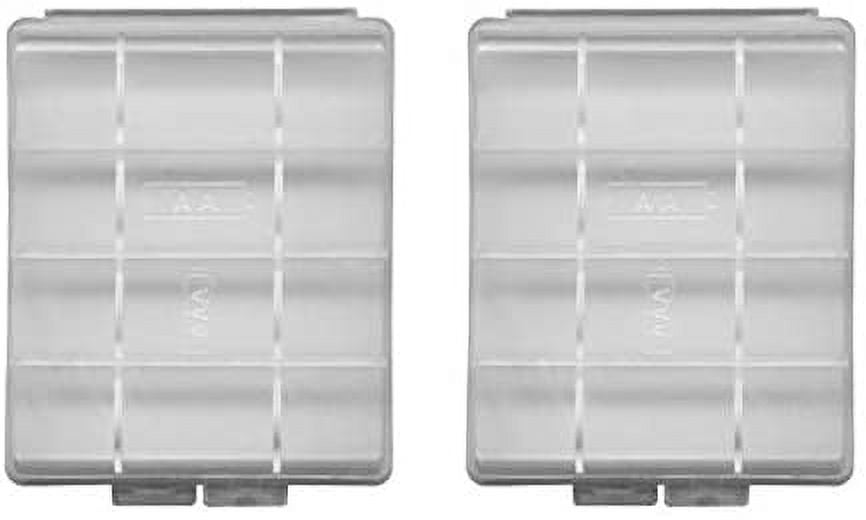 Panasonic Eneloop Pro XX High Capacity AA 8 Pack 2450mAh Minimum Ni-MH Pre-Charged Rechargeable Batteries up to 500 times charging With AA/AAA Battery Storage Hard Cases, 2 Pack
