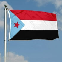 mokarier South Yemen Flag Banner Outdoor Indoor Decoration Flag 3x5Feet Double Stitched Polyester with Brass Grommets