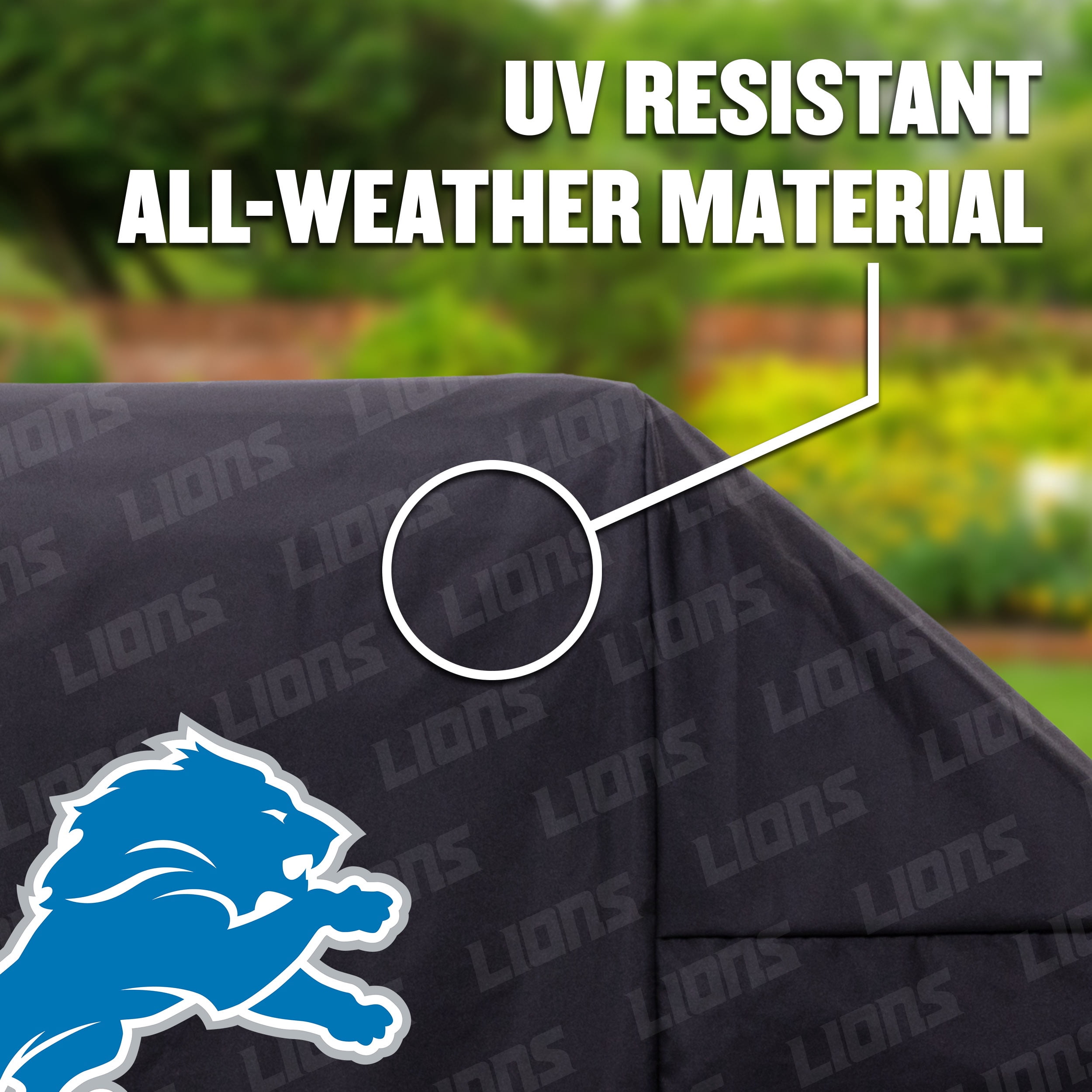 Detroit Lions Heavy Duty Grill Cover